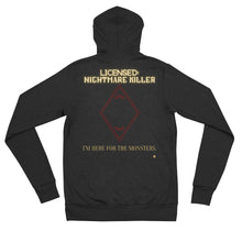 Load image into Gallery viewer, Nightmare Killer Unisex zip hoodie NFS
