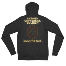 Load image into Gallery viewer, Universal Soldier Unisex zip hoodie NFS
