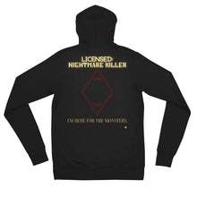 Load image into Gallery viewer, Nightmare Killer Unisex zip hoodie NFS
